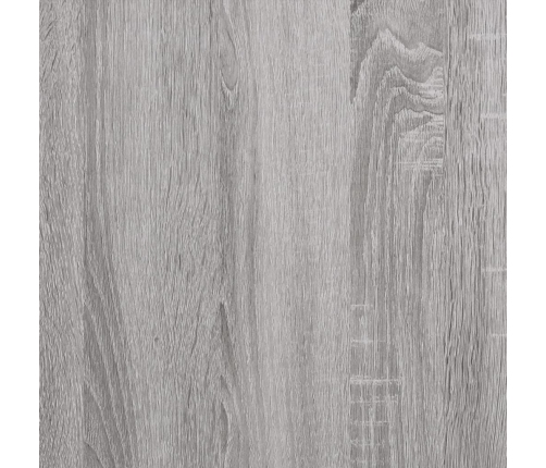 vidaXL konsoles galdiņš, pelēcīgs, 88,5x30x75 cm, inženierijas koks