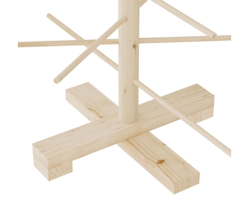 Koka Ziemassvētku Eglīte Dekorēšanai, 75 Cm, Priedes Masīvkoks Vidaxl