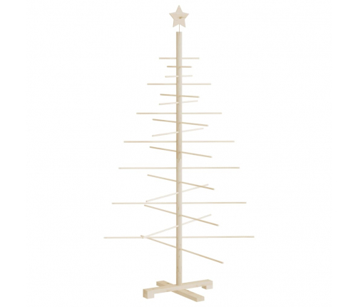 vidaXL koka Ziemassvētku eglīte dekorēšanai, 150 cm, priedes masīvkoks