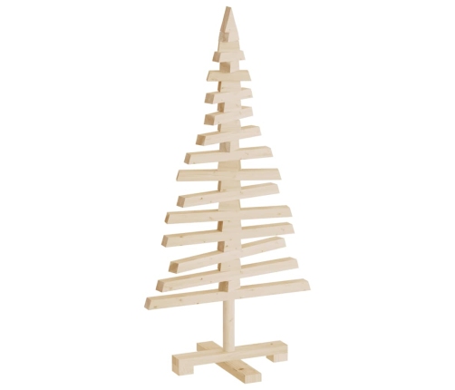 vidaXL koka Ziemassvētku eglīte dekorēšanai, 90 cm, priedes masīvkoks