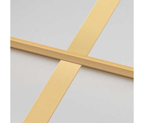 vidaXL iekšdurvis, 83x201,5 cm, zelta krāsā, rūdīts stikls, alumīnijs