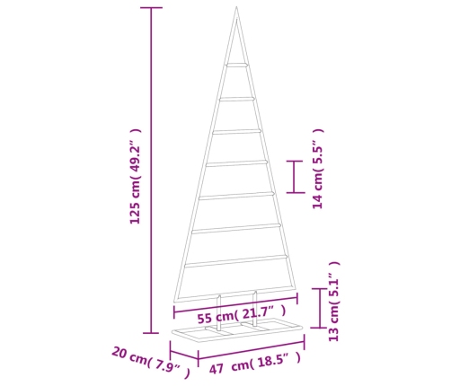 vidaXL dekoratīva Ziemassvētku eglīte, metāls, melna, 125 cm