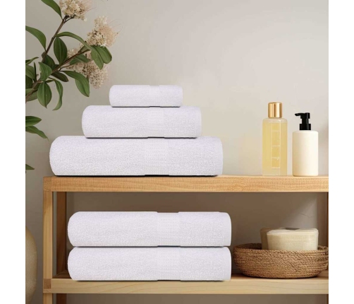 Viesu Dvieļi 50 Gab Balti 30X50 Cm 360 Gsm 100% Kokvilna Vidaxl