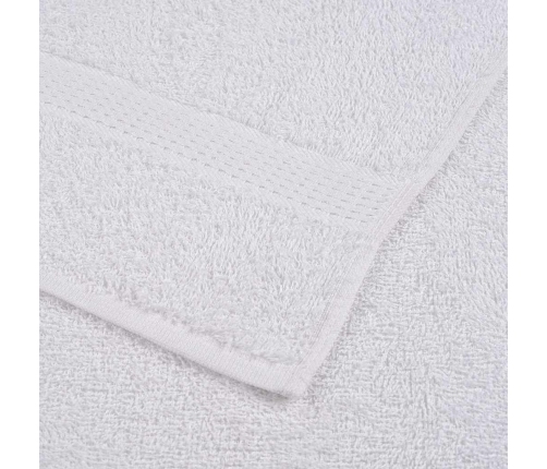 Viesu Dvieļi 50 Gab Balti 30X50 Cm 360 Gsm 100% Kokvilna Vidaxl