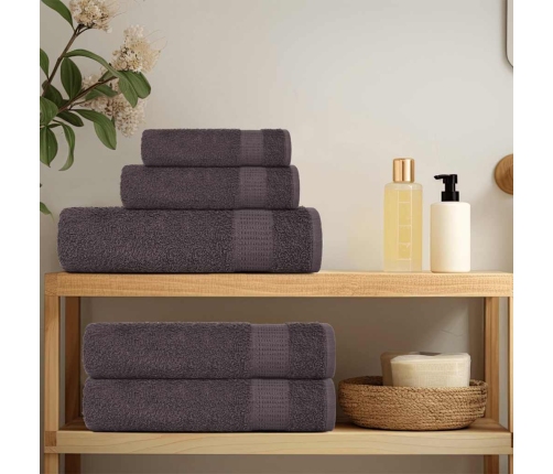 Viesu Dvieļi 50 Gab. Antracīts 30X50 Cm 360 Gsm 100% Kokvilna Vidaxl