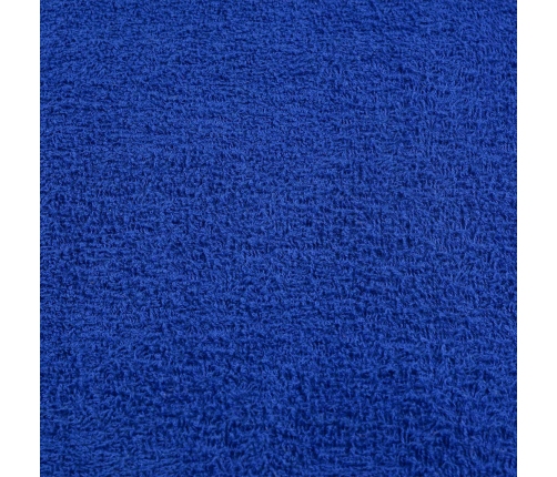 12 Gabalu Dvieļu Komplekts Zils 360 Gsm 100% Kokvilna Vidaxl