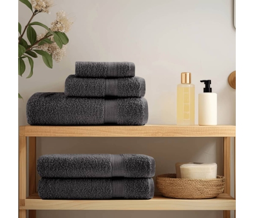 vidaXL viesu dvieļi SOLUND, 20 gab., antracītpelēki, 30x50 cm, 600 gsm