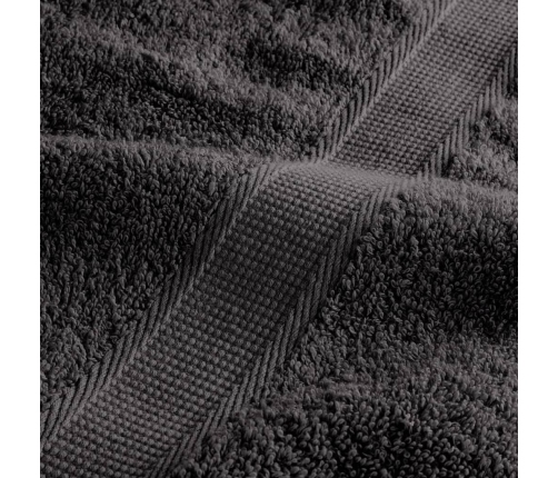 vidaXL viesu dvieļi SOLUND, 50 gab., antracītpelēki, 30x50 cm, 600 gsm