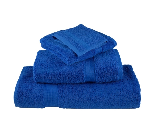 Dušas Dvieļi Solund, 10 Gab., Zili, 70X140 Cm, 600Gsm Vidaxl