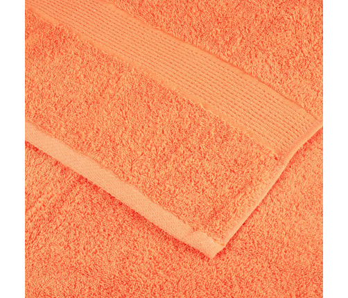 vidaXL dvieļu komplekts SOLUND, 12 gab., oranži, 600 gsm