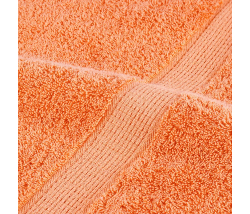 vidaXL dvieļu komplekts SOLUND, 12 gab., oranži, 600 gsm