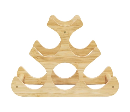 Vīna Pudeļu Plaukts 6 Pudelēm, 35X18X25,5 Cm, Bambuss Vidaxl