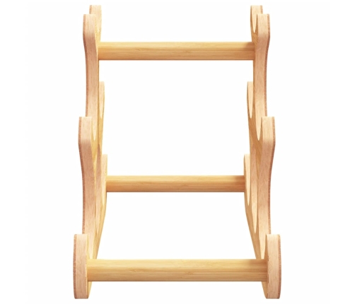 Vīna Pudeļu Plaukts 6 Pudelēm, 35X18X25,5 Cm, Bambuss Vidaxl