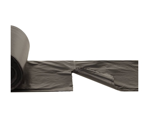 vidaXL atkritumu maisi, 250 gab., melni, 35 L