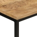 vidaXL konsoles galdiņš, 110x30x75 cm, neapstrādāts mango koks, dzelzs