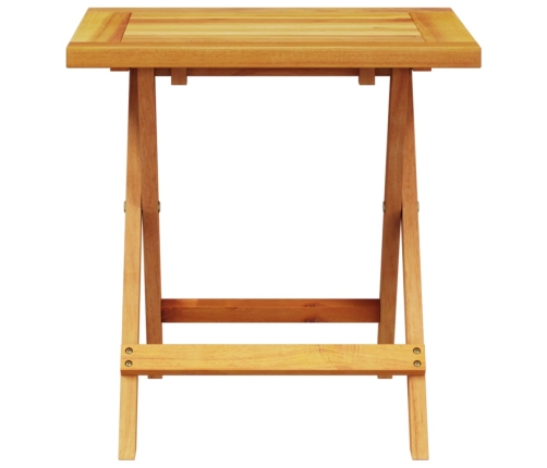 vidaXL sauļošanās zvilņi ar galdiņu, 2 gab., akācijas masīvkoks