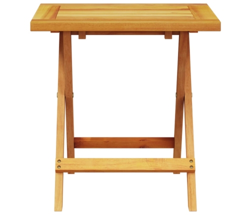 vidaXL sauļošanās zvilņi ar galdiņu, 2 gab., akācijas masīvkoks