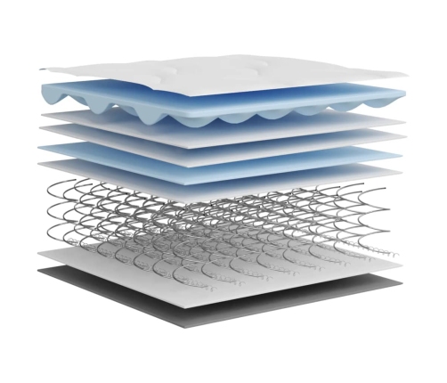 vidaXL Bonnell atsperu matracis, Medium, 180x200 cm