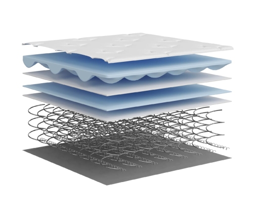 vidaXL Bonnell atsperu matracis, Medium, 180x200 cm