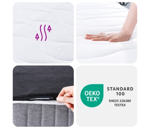 vidaXL atsperu matracis, Medium, 180x200 cm