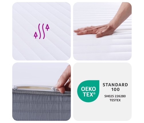 vidaXL putu matracis, Medium Soft, 180x200 cm