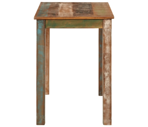 vidaXL virtuves galds, 110x55x76 cm, pārstrādāts masīvkoks