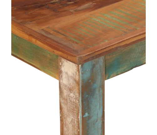 vidaXL virtuves galds, 110x55x76 cm, pārstrādāts masīvkoks