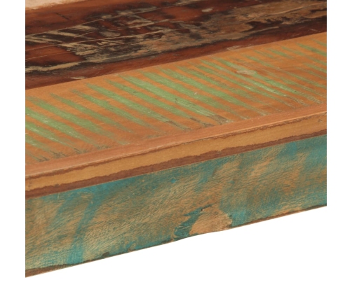 vidaXL virtuves galds, 110x55x76 cm, pārstrādāts masīvkoks