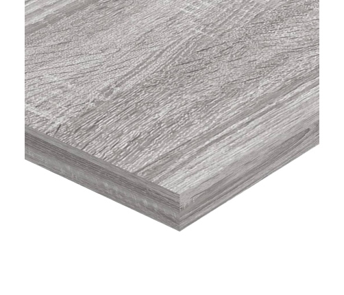 vidaXL sienas plaukti, 4 gab., pelēki, 80x20x1,5 cm, inženierijas koks