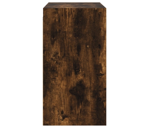 vidaXL skapītis ar stikla durvīm, koka krāsa, 68x37x68,5 cm