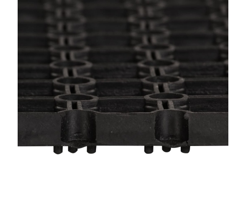 vidaXL durvju paklājs, taisnstūra forma, 60x80 cm, gumija