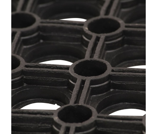 vidaXL durvju paklājs, taisnstūra forma, 60x80 cm, gumija