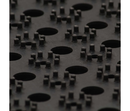 vidaXL durvju paklājs, taisnstūra forma, 60x80 cm, gumija