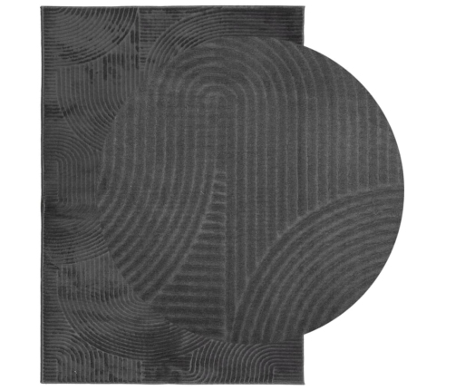 vidaXL paklājs IZA, īsa spalva, skandināvu stils, pelēks, 120x170 cm