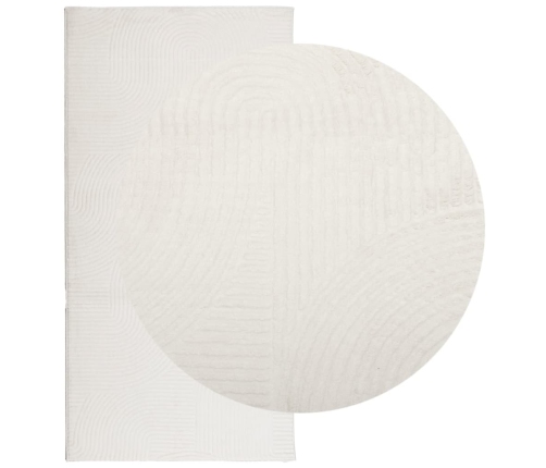 vidaXL paklājs IZA, īsa spalva, skandināvu stils, bēšs, 100x200 cm