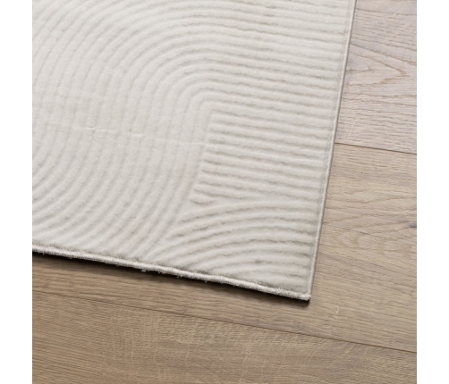 vidaXL paklājs IZA, īsa spalva, skandināvu stils, bēšs, 100x200 cm