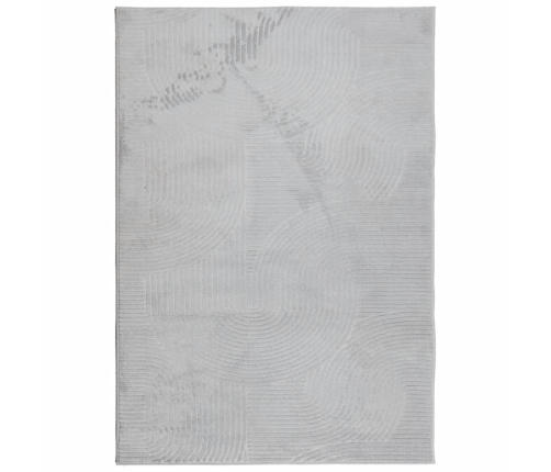 vidaXL paklājs IZA, īsa spalva, skandināvu stils, pelēks, 140x200 cm