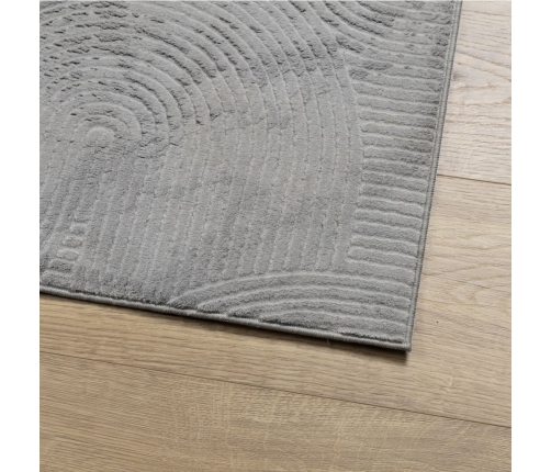 vidaXL paklājs IZA, īsa spalva, skandināvu stils, pelēks, 140x200 cm