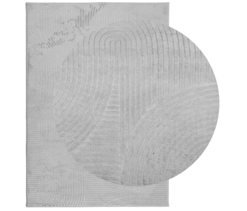 vidaXL paklājs IZA, īsa spalva, skandināvu stils, pelēks, 160x230 cm