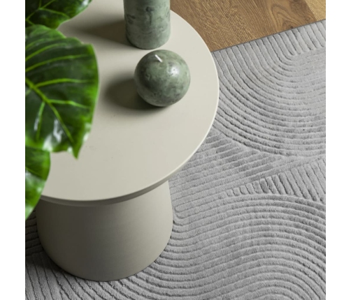 vidaXL paklājs IZA, īsa spalva, skandināvu stils, pelēks, 160x230 cm