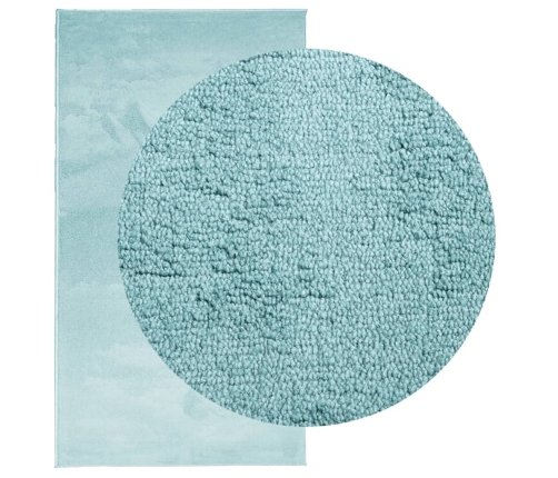 vidaXL paklājs OVIEDO, īsa spalva, mīksts, zaļš, 60X110 cm