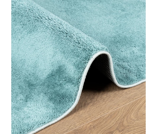 vidaXL paklājs OVIEDO, īsa spalva, mīksts, zaļš, 60X110 cm