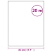 vidaXL loga plēve, matēta, caurspīdīga, 45x2000 cm, PVC