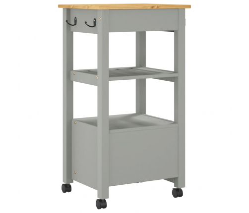 Virtuves Ratiņi Monza, 48X40X90 Cm, Priedes Masīvkoks Vidaxl