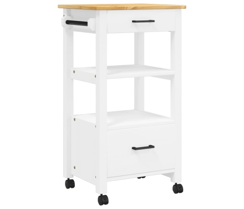 Virtuves Ratiņi Monza, 48X40X90 Cm, Priedes Masīvkoks Vidaxl