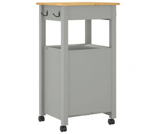 Virtuves Ratiņi Monza, 48X40X90 Cm, Priedes Masīvkoks Vidaxl