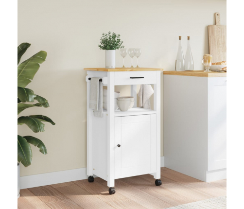 Virtuves Ratiņi Monza, 48X40X90 Cm, Priedes Masīvkoks Vidaxl