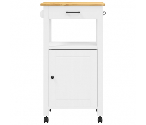 Virtuves Ratiņi Monza, 48X40X90 Cm, Priedes Masīvkoks Vidaxl