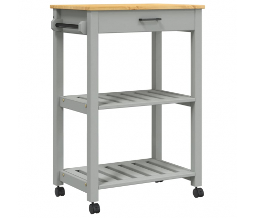 Virtuves Ratiņi Monza, 60X40X90 Cm, Priedes Masīvkoks Vidaxl