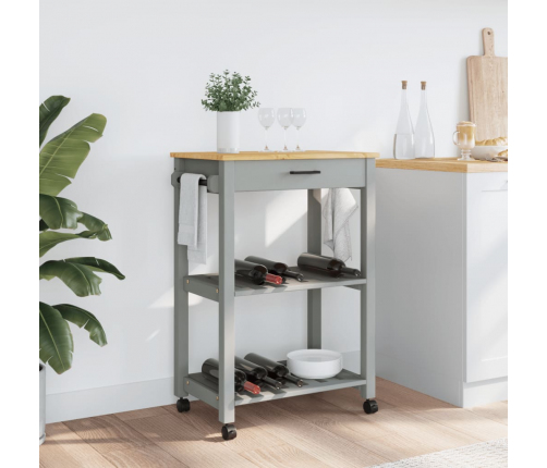 Virtuves Ratiņi Monza, 60X40X90 Cm, Priedes Masīvkoks Vidaxl